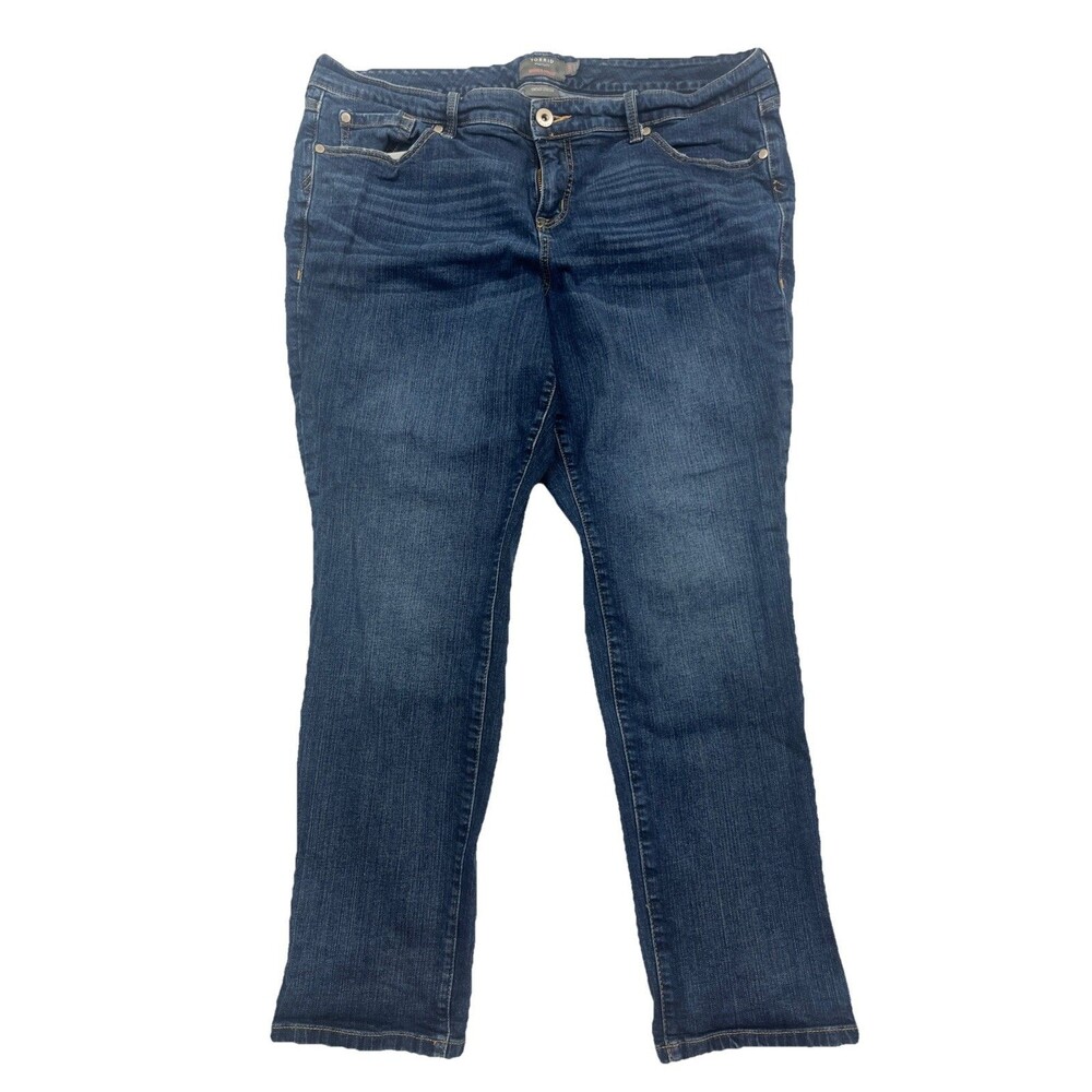 Torrid Boyfriend Straight Jeans Women's Vintage Stretch Everyday Shaping 18R